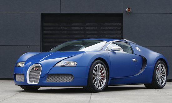 Bugatti Veyron Bleu Centenaire